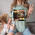 Life Is Soup Raccoon Meme Comfort Colors T-Shirt - Quirky Fun Fern