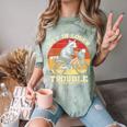 Get In Loser Raccoon Opossum Trash Panda Comfort Color Blast T-Shirt Fern