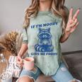 Moody Raccoon Comfort Color Blast T-Shirt - Unisex Humor Fern