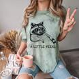 Raccoon Comfort Color-Blast T-Shirt - Moonlight Mischief Fern