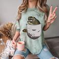 Raccoon Lover Comfort T-Shirt - Colorful Animal Pocket Print Fern