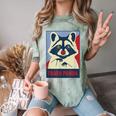 Raccoon Lover T-Shirt - Colorful Animal Comfort for Wildlife Fans Fern