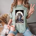 Raccoon Lovers Tarot T-Shirt | Unisex Comfort Color Blast Fern