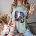 Raccoons Howling at Moon Unisex Comfort Blast T-Shirt Fern