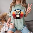Retro Panda Sunglasses T-Shirt - BBQ Pool Party Vibe Fern