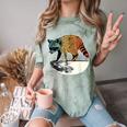 Retro Raccoon Comfort T-Shirt - Vintage Animal Lovers Gift Fern