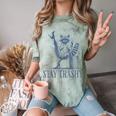 Stay Trashy Raccoon Comfort T-Shirt - Feminine Halloween Fun Fern