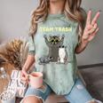 Team Trash Animal Gang Comfort T-Shirt - Raccoon & Opossum Fern