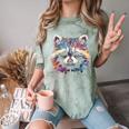 Watercolor Raccoon T-Shirt - Small Polyester Comfort for Kids Fern