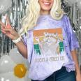 Adopt A Street Cat - Animal Lover Comfort Tee | Color Blast Amethyst