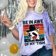 Autism Raccoon Comfort Tee - Celebrate Uniqueness | Vintage Look Amethyst