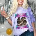 Comfort Color Blast Tee - Even Baddies Get Saddies Raccoon Meme Amethyst