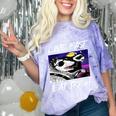 Cotton Blend Comfort T-Shirt for Street Cats & Trash Panda Fans Amethyst