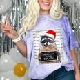 Dear Santa Raccoon Christmas T-Shirt - Fun Unisex Holiday Gift Amethyst