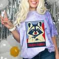 Raccoon Lover T-Shirt - Colorful Animal Comfort for Wildlife Fans Amethyst