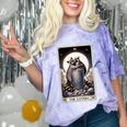 Raccoon Lovers Tarot T-Shirt | Unisex Comfort Color Blast Amethyst