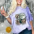 Raccoon Moon Howling Shirt - Comfort Color Blast T-Shirt Amethyst