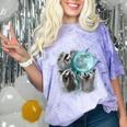 Raccoon Moonlight T-Shirt | Unique Comfort Colors Tee Amethyst