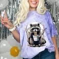 Raccoon Noodle Cup Comfort Tee | Unisex T-Shirt | Fun Casual Design Amethyst