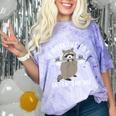 Raccoon Trash Panda Gym T-Shirt - Fun Workout Apparel Amethyst