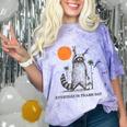 Retro 90s Raccoon Trash Panda Color Blast T-Shirt | Fun Everyday Tee Amethyst