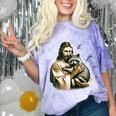 Retro Raccoon Comfort T-Shirt - Animal Lover's Style Amethyst