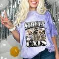 Retro Raccoon Feral Summer Unisex T-Shirt – Unique Comfort Amethyst