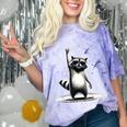 Retro Raccoon Rock Music Unisex Comfort T-Shirt Amethyst