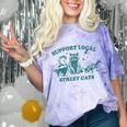 Support Local Wildlife Unisex T-Shirt - Vintage Raccoon & Skunk Design Amethyst