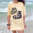 Cute Feral Panda Raccoon T-Shirt | Comfort Color Blast Tee Citrine