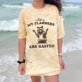 All Of My Flabbers Are Gasted Raccoon Comfort Color Blast T-Shirt Citrine