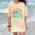 Groovy Dumpster Fire Raccoon Comfort Colors T-Shirt | Light of Mine Theme Citrine