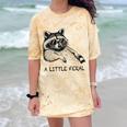 Raccoon Comfort Color-Blast T-Shirt - Moonlight Mischief Citrine