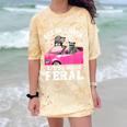 Raccoon Lover Color Blast T-Shirt - Unisex Introvert Style Citrine