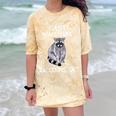 Raccoon Lover Comfort Color Blast T-Shirt | Nature-Inspired Expressions Citrine