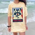 Raccoon Lover T-Shirt - Colorful Animal Comfort for Wildlife Fans Citrine
