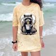 Raccoon Noodle Cup Comfort Tee | Unisex T-Shirt | Fun Casual Design Citrine