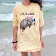 Raccoon Trash Panda Comfort Color Blast T-Shirt | Fun Unisex Style Citrine