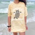 Raccoon Trash Panda Gym T-Shirt - Fun Workout Apparel Citrine
