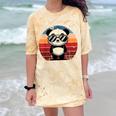 Retro Panda Sunglasses T-Shirt - BBQ Pool Party Vibe Citrine