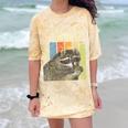 Retro Raccoon Lover T-Shirt | Camping Vibes Comfort Citrine