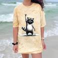 Retro Raccoon Rock Music Unisex Comfort T-Shirt Citrine