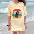 Save The Trash Panda Raccoon Vintage Sunset Comfort T-Shirt Citrine
