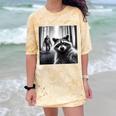 Scared Raccoon Sasquatch Selfie | Comfort Color Blast T-Shirt Citrine
