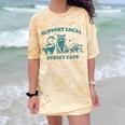 Support Local Wildlife Unisex T-Shirt - Vintage Raccoon & Skunk Design Citrine