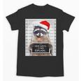 Dear Santa Raccoon Christmas Unisex T-Shirt – Playful Holiday Humor