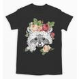Floral Raccoon Spring Tee - Unisex Shirt for Animal Lovers