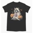Ghost Pumpkin Raccoon Lovers Halloween Unisex T-Shirt