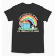 Groovy Raccoon Dumpster Fire T-Shirt - Unique Unisex Design