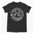 Gym Raccoon Unisex T-Shirt - Fun Fitness Design - Workout & Eat